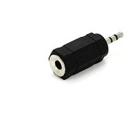 Maxsimafoto® - 3.5mm female to 2.5mm male jack plug stereo adapter for camera Microphone conversion adapter and other uses. Audio adapter. Rode, Panasonic, Nikon, Canon etc..