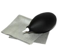 Maxsimafoto - Micro Blower and lens cleaning cloth for CAMERAS AND LENSES suitable for Nikon, Canon, Panasonic, Sigma, Tamron, Tokina, Pentax, Samsung, Olympus, Leica etc...