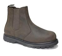 MAXSTEEL MENS SLIP ON CHELSEA DEALER SAFETY BOOTS WORK BOOTS SHOES STEEL TOE CAP SIZES (UK 10)