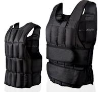 MAXSTRENGTH Adjustable Weighted Vest for Fitness, Cardio, Running, and Strength Training - 10kg, 15kg, 20kg, Comfortable & Durable Design (10 KG)