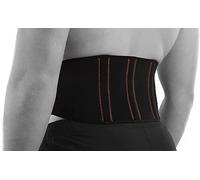 MAXSTRENGTH Back Support Belt, Lower Back Brace - Best for Sport or Work related low back pain - Comfortable Adjustable Lightweight design suitable for Men & Women. (Black)
