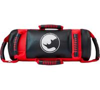 MaxStrength Boxing Power Bag Filled with Sand Bag 5kg, 10kg, 15kg, 20kg Cross Fit Exercise Training MMA Weight Bags, Beach Bag, Exercise Bag for Stamina Booster (Black/Red, 25kg)