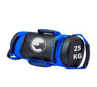 MaxStrength Boxing Power Bag Filled with Sand Bag 5kg, 10kg, 15kg, 20kg Cross Fit Exercise Training MMA Weight Bags, Beach Bag, Exercise Bag for Stamina Booster (Black/Blue, 25kg)