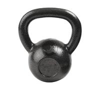 MAXSTRENGTH Cast Iron Kettlebell Weight for Home Gym Strength Training, Powder Coated Non-Slip Grip, Fitness Exercise Equipment for Swings, Squats, Deadlifts & Full Body Workouts (8kg)