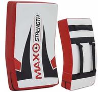 MAXSTRENGTH Kick Strike Shield for Kickboxing Training | Curved Muay Thai Kicking Pad, Strike Body Shield | Great for MMA, Martial Arts Workout (Max Printed (Single)