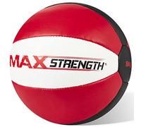 MAXSTRENGTH Max Strength 8kg/10kg/12kg Heavy Duty Maya Leather Medicine Ball Fitness Gym Exercise Workout (15.0)