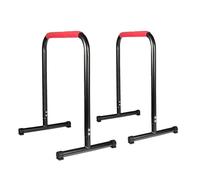 MAXSTRENGTH Multifunctional Dip Station Heavy Duty Dip Stands Fitness Bar with Connector Dip bar Station Stabilizer Parallette Push Up Stand Workout Equalizer for Calisthenics