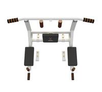 MAXSTRENGTH Multifunctional Wall Mounted Pull Up Bar/Chin Up bar, Dip Station for Indoor Home Gym Workout, Training Equipment Fitness Dip Stand Exercise Support