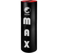 MAXSTRENGTH Rugby Tackle Bag Heavy Duty Training Pad 3ft 20kg & 4ft 30kg with or Without Ring Impact Absorbing Contact Training Equipment for Adults & Juniors (Black, 4FT 30 KG Tackle Bag & NO Ring)