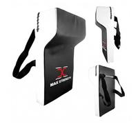 MAXSTRENGTH Rugby Tackle Hit Shield Heavy Duty Professional Grade Wedge Pad High Density Foam Rucking Shield for Rugby, Boxing, MMA, Kickboxing, Muay Thai & Martial Arts Training (Black/White, Single)