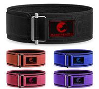 MAXSTRENGTH Self-Locking Weight Lifting Belt - Auto Lock Adjustable Belt for Deadlifts, Squats, Powerlifting, Functional Fitness, and Workout Training