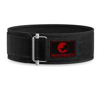 MAXSTRENGTH Self-Locking Weight Lifting Belt - Auto Lock Adjustable Belt for Deadlifts, Squats, Powerlifting, Functional Fitness, and Workout Training