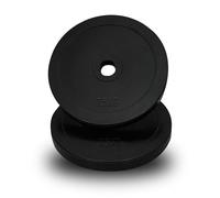 MaxStrength Weightlifting 2" Rubber Olympic Disc 5cm Weights Plates | Powerlifting Bodybuilding Home Gym Bar | Exercise Training Workout Muscles Building (7.5kg x 2 = 15Kg)