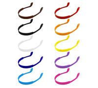 maxtachi 10 PCS Silicone Glasses Straps, Anti-slip Sunglasses Strap, Elastic Glasses Strap Sports, Glasses Band Holder Eyewear Retainer for Sports Kids Adult-Muti-Color