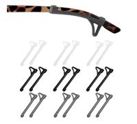 maxtachi 18 Pcs Anti Slip Glasses Grips, Silicone Glasses Ear Grips Stop Glasses Slipping Down Nose, Comfortable Ear Cushions Hooks for Spectacle Sunglasses Reading Glasses Eyewear