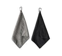 maxtachi 2 Pcs Golf Towels Microfiber, Absorbent Cleaning Towels, Golf Towels For Golf Bags With Clip, Multifunction Golf Club Cleaner Set for Golf Bags Fitness Sport Outdoor Yoga