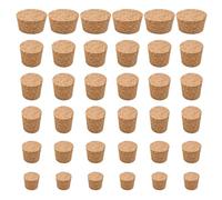 maxtachi 36 Pcs Tapered Cork Bottle Plugs, Leak Proof Bottle Corks Stoppers, Wooden Wine Bottle Stopper, Corks Replacement for Wine Bottles, Beer Bottles, Tapered Cork Plug Assortment Set