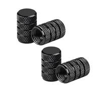 maxtachi 4 pcs Tire Valve Dust Caps, Aluminium Alloy Tire Valve Caps, Universal Tire Valve Caps Set, Tyre Dust Caps with Rubber Ring for Cars, Bike, Bicycle, Trucks and Motorcycles