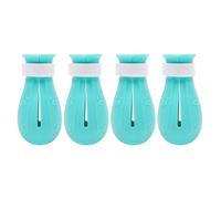 maxtachi 4PCS Kitten Foot Covers, Claw Covers Prevent Scratch, Adjustable Silicone Cat Shoes for Cat Bath Grooming