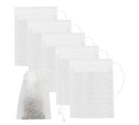 maxtachi 50 Pcs Empty Tea Bags, 5 X 7 cm Muslin Bag, Reusable Tea Bags, Cotton Muslin Drawstring Bags, Small Mesh Bags for Spices Storage, Loose Tea and Coffee, Cooking