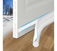 MAXTID Under Door Draft Stoppers 36 Inch White Door Draft Blocker Sound Proof Draft Guard for Bottom of Doors Seal Gap Reduce Noise, Cold Air, Dust, Smoke, Wind/Breeze Underdoorseal Door Sweep