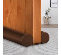 MAXTID Under The Door Draft Blocker Weather Stripping Kit - Brown Draft Stopper for Soundproof Seal, 36 Inch Door Sealer