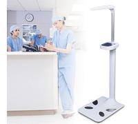 MaxtiL 200KG Ultrasonic Height and Weight Scale, Fat Analyzer Electronic Scales, Electronic Height and Weight Scale, for Weight/Height/Obesity Value/BMI Measurement for Medical Institutions/Schools