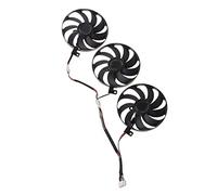 Maxtonser 3Pieces 88MM T129215SU 7Pin 12V 0.5A VGA Fan Graphics Card Cooling Fan for 2080 2080Ti RTX2080 RTX2080Ti