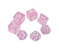 Maxtonser 7pcs/set Story Dices For Story for Time Polyhedral Game Dice Says Party Multi Fa,Story Dices