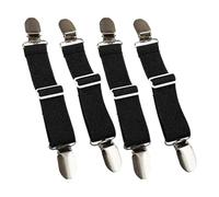 Maxtonser Adjustable NonSlip Elastic Shoe Strap For Mules Shoes With Metal Buckles Premium Fabric Slip Resistant Back Strap 4pcs