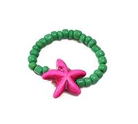 Maxtonser Beads Rings Rainbow Colorful Rice Bead Rings Handmade Bead Stackable Rings Jewelry for Girls and Womens