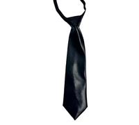 Maxtonser Campus Preppy Necktie Faux Leather Neck Tie Student Uniform Adjustable Pre Tied Neck Tie Shirt Collar Neckwear for Women