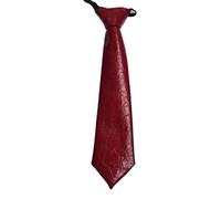 Maxtonser Campus Preppy Necktie Faux Leather Neck Tie Student Uniform Adjustable Pre Tied Neck Tie Shirt Collar Neckwear for Women