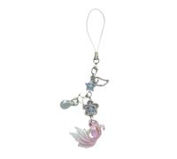 Maxtonser Colorful Fish Star Beaded Phone Charm Pendant Handmade Sturdy Acrylics Fashion Accessory for Trendy Look Daily Use