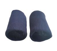 Maxtonser Decorative Wrist Cuffs for Woman Elastic Ribbed Ruffle Cuffs Decorate Shirt Cuffs Winter Coat Jackets Sewing Accessories Navy blue S