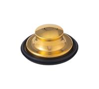 Maxtonser Gold Kitchen Sink Strainer Basket - Fine Stainless Steel Sink Filter Stopper for Drains, Catches Food Waste, Hair &