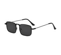 Maxtonser Retro Steamspunk Square Sunglasses Metal Frame Polarized Lens, J