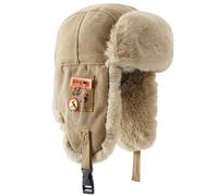 Maxtonser Vintage Inner Plush Trapper Hat for Teens Adult Windproof Winter Hat Thicken Earflap Hat Keep Warm Skiing Cycling Hat Khaki