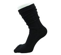 Maxtonser Women's Five Finger Long Tube Socks Solid Colour Toe Separated Yoga Cotton Hosiery Crew Socks