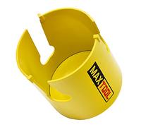 MaxTool 2-9/16" 65mm Carbide Tip Hole Saw; 2-1/4" 57mm Deep 5/8-18 UNF Thread Wider Gullet Big chip Clearance Slots Rapid Core Eject CT00Y57R236