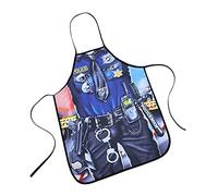 maxToonrain Aprons For Women Black,Christmas Gifts Novelty Kitchen Cooking BBQ Apron No Pockets Cute Xmas baking Presents Gift for Couple/Mens/Womens/Hims and Her(1PCS,Police Men)