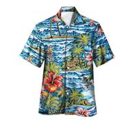 maxToonrain Hawaiian Shirts for Men XXXL,Shiteshirts Men Short Sleeved Adult T Shirts Funny Floral Button Down Printing Hawaiian Fancy Dress Shirt Tops for Mens(Skateboarders,XXL)