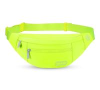 MAXTOP Large Bumbag Waist Fanny Pack Running Belt for Men Women Unisex Bum Bag with Headphone Jack and 4-Zipper Pockets Adjustable Belt for Travel Running Jogging Workout Hiking Gifts Neno Green