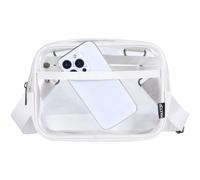 MAXTOP Small Crossbody Bags for Women Belt Bag Fanny Pack with Adjustable Strap, White-TPU, S, Clear Bag