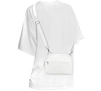 MAXTOP Small Crossbody Bags for Women with Detachable Strap Cross Body Bag Fanny Pack Cell Phone Purse for Travel Essentials Gift for The Bride（Pure White）