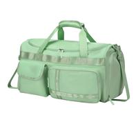 MAXTOP Travel Duffle Bag for Women Carry On Tote Weekender Overnight Bag Large Capacity Duffel Bag With Shoe Compartment,Gym Tote Bag with Dry and Wet Separation, Matcha Green, L Size, Gym Bag