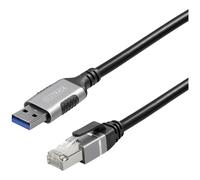 MAXTRACK USB A LAN Adapter - C540-1L, LAN Adapter USB-A 3.0 to RJ45, USB-A Ethernet Adapter 1Gbps, Compatible with MacBook, Notebooks, Metal Look, Portable & Slim, Plug & Play