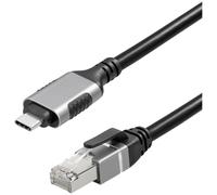 Maxtrack C541-1,5L USB-C RJ45 Adapter cable CAT 6 Black 1.50 m