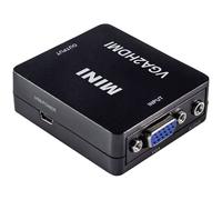 Maxtrack Cs40L Adapter 1X VGA 1X HDMI 3.5mm Jack Socket Black