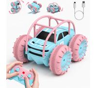 MaxTronic Fast Direct Charging, Amphibious Remote Control Cars, 360° Stunt | Adjustable LED,2.4GHz,4WD,15KM/H Indoor Outdoor Kids RC Toy Gift ideas for Kids Boys Girls,3-12 Waterproof fun